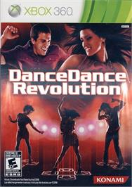 Box cover for Dance Dance Revolution on the Microsoft Xbox 360.