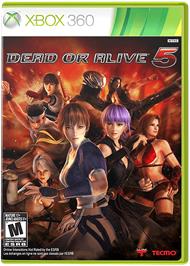 Box cover for Dead or Alive 5 on the Microsoft Xbox 360.