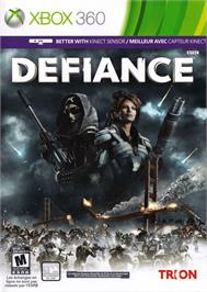 Box cover for Defiance on the Microsoft Xbox 360.