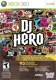 Box cover for Dj Hero on the Microsoft Xbox 360.