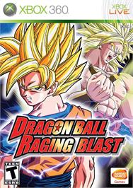 Box cover for Dragon Ball Raging Blast on the Microsoft Xbox 360.