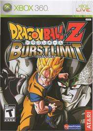 Box cover for Dragon Ball Z - Burst Limit on the Microsoft Xbox 360.