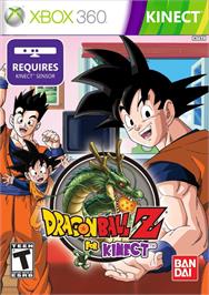 Box cover for Dragon Ball Z For Kinect on the Microsoft Xbox 360.