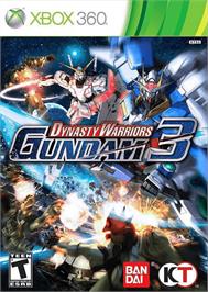 Box cover for Dynasty Warriors - Gundam 3 on the Microsoft Xbox 360.