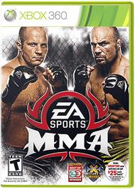Box cover for EA SPORTS MMA on the Microsoft Xbox 360.
