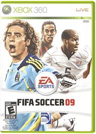 Box cover for FIFA 09 on the Microsoft Xbox 360.