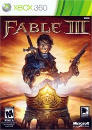 Box cover for Fable 3 on the Microsoft Xbox 360.