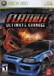 Box cover for Flatout Ultimate Carnage on the Microsoft Xbox 360.