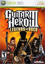 Box cover for Guitar Hero 3 - Legends Of Rock on the Microsoft Xbox 360.