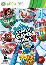 Box cover for Hasbro Family Game Night 3 on the Microsoft Xbox 360.