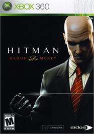 Box cover for Hitman - Blood Money on the Microsoft Xbox 360.