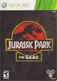 Box cover for Jurassic Park - The Game on the Microsoft Xbox 360.