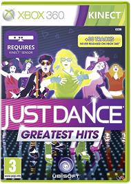Box cover for Just Dance Greatest Hits on the Microsoft Xbox 360.