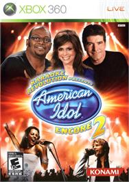 Box cover for Karaoke Revolution Presents American Idol Encore 2 on the Microsoft Xbox 360.