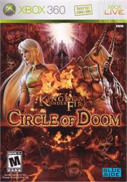Box cover for Kingdom Under Fire - Circle Of Doom on the Microsoft Xbox 360.