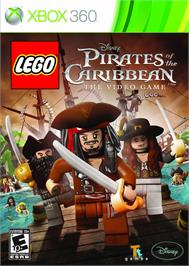 Box cover for LEGO Pirates of the Caribbean: The Video Game on the Microsoft Xbox 360.