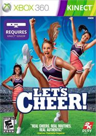 Box cover for Let's Cheer! on the Microsoft Xbox 360.