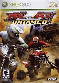 Box cover for MX vs. ATV Untamed on the Microsoft Xbox 360.
