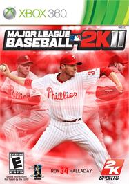 Box cover for Major League Baseball 2k11 on the Microsoft Xbox 360.