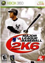 Box cover for Major League Baseball 2k6 on the Microsoft Xbox 360.