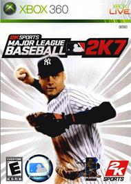 Box cover for Major League Baseball 2k7 on the Microsoft Xbox 360.