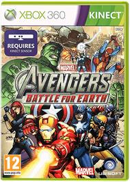 Box cover for Marvel Avengers: Battle for Earth on the Microsoft Xbox 360.