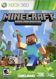 Box cover for Minecraft on the Microsoft Xbox 360.