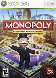 Box cover for Monopoly on the Microsoft Xbox 360.