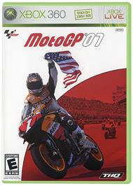 Box cover for MotoGP 07 on the Microsoft Xbox 360.