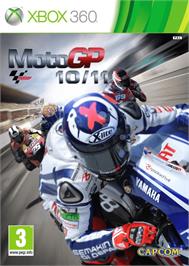 Box cover for MotoGP 10/11 on the Microsoft Xbox 360.