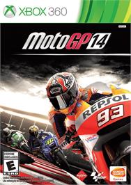 Box cover for Motogp 14 on the Microsoft Xbox 360.