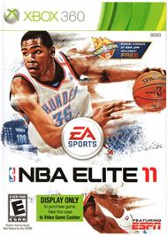 Box cover for NBA ELITE 11 on the Microsoft Xbox 360.