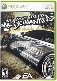 Box cover for NEED FOR SPEED MOST WANTED on the Microsoft Xbox 360.