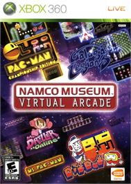 Box cover for Namco Museum - Virtual Arcade on the Microsoft Xbox 360.