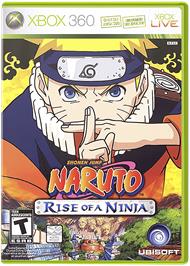 Box cover for Naruto Rise Of A Ninja on the Microsoft Xbox 360.