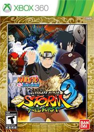 Box cover for Naruto Shippuden - Ultimate Ninja Storm 3 - Full Burst on the Microsoft Xbox 360.