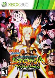 Box cover for Naruto Shippuden - Ultimate Ninja Storm Revolution on the Microsoft Xbox 360.