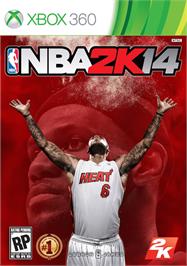 Box cover for Nba 2k14 on the Microsoft Xbox 360.