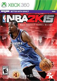 Box cover for Nba 2k15 on the Microsoft Xbox 360.