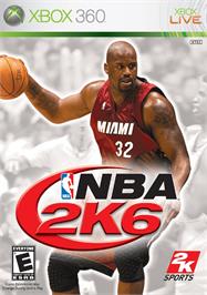Box cover for Nba 2k6 on the Microsoft Xbox 360.