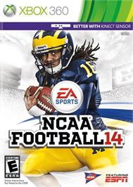 Box cover for Ncaa Football 14 on the Microsoft Xbox 360.
