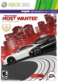 Box cover for Need For Speed - Most Wanted (2005) on the Microsoft Xbox 360.