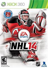 Box cover for Nhl 14 on the Microsoft Xbox 360.