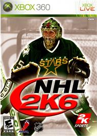 Box cover for Nhl 2k6 on the Microsoft Xbox 360.