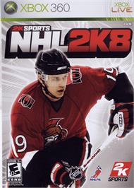 Box cover for Nhl 2k8 on the Microsoft Xbox 360.