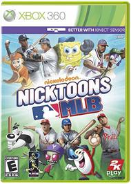 Box cover for Nicktoons MLB on the Microsoft Xbox 360.