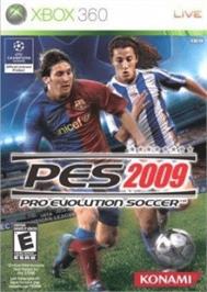 Box cover for PES 2009 - Pro Evolution Soccer on the Microsoft Xbox 360.