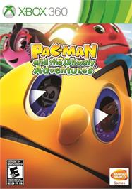 Box cover for Pac-Man and the Ghostly Adventures on the Microsoft Xbox 360.