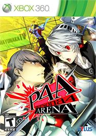 Box cover for Persona 4 - Arena on the Microsoft Xbox 360.