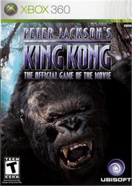 Box cover for Peter Jackson's King Kong - The Official Game of the Movie on the Microsoft Xbox 360.